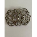 Nurses Vintage SILVER BUCKLE having beautiful Silver filigree openwork design. Clear hallmark for