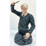 A BOXED COLLECTIBLE BUST OF DRACO MALFOY LASER SCANNED IN 3 DIMENSIONS DIRECTLY FROM THE ACTORS FACE