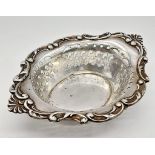 A Hallmarked Sterling Silver Miniature Nut Bowl. 42.41gram