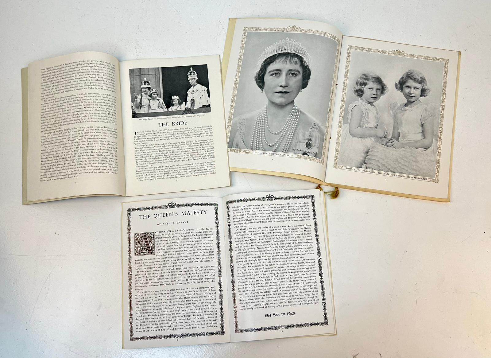 Three Very Collectable Original Royal Souvenir Programs. To include: The Coronation of King George - Image 2 of 3