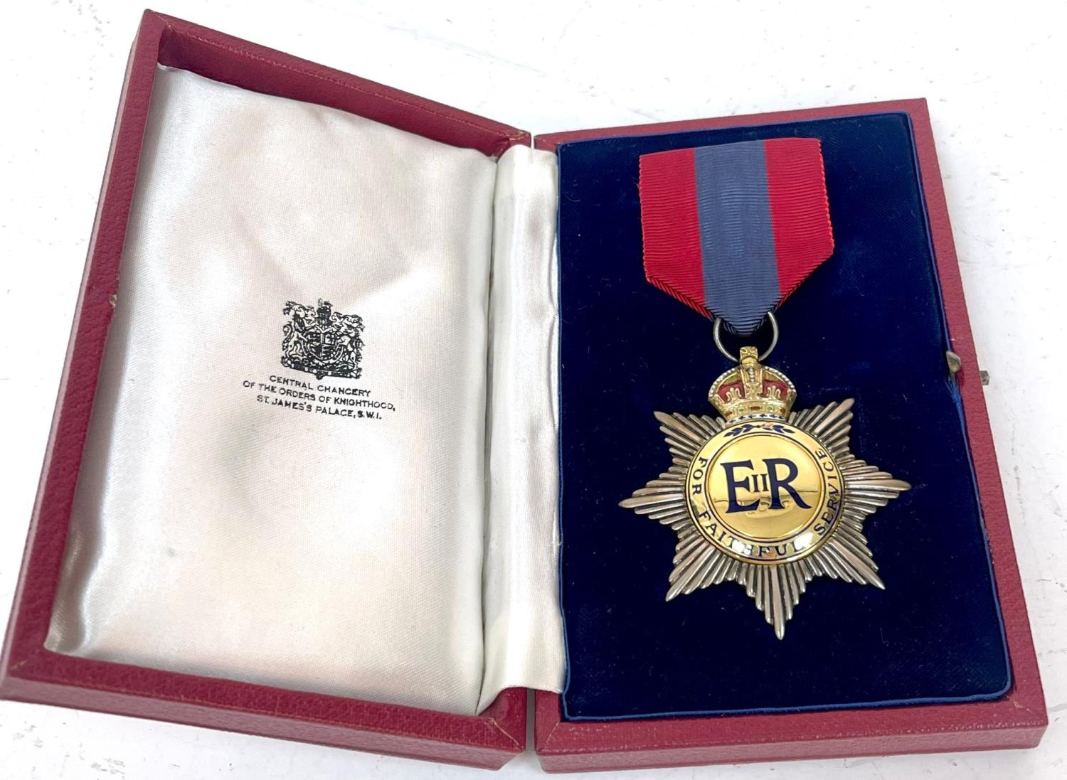 A Rare Companion of the Imperial Service Order (ISO), EIIR cypher, gold, silver and enamels, - Image 2 of 5