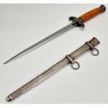 3rd Reich Army Officers Dress Dagger. Maker: Tiger.