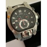 Rare Limited Edition DELOREAN AUTOMATIC CHRONOGRAPH. Number 159 of 500 produced. Finished in
