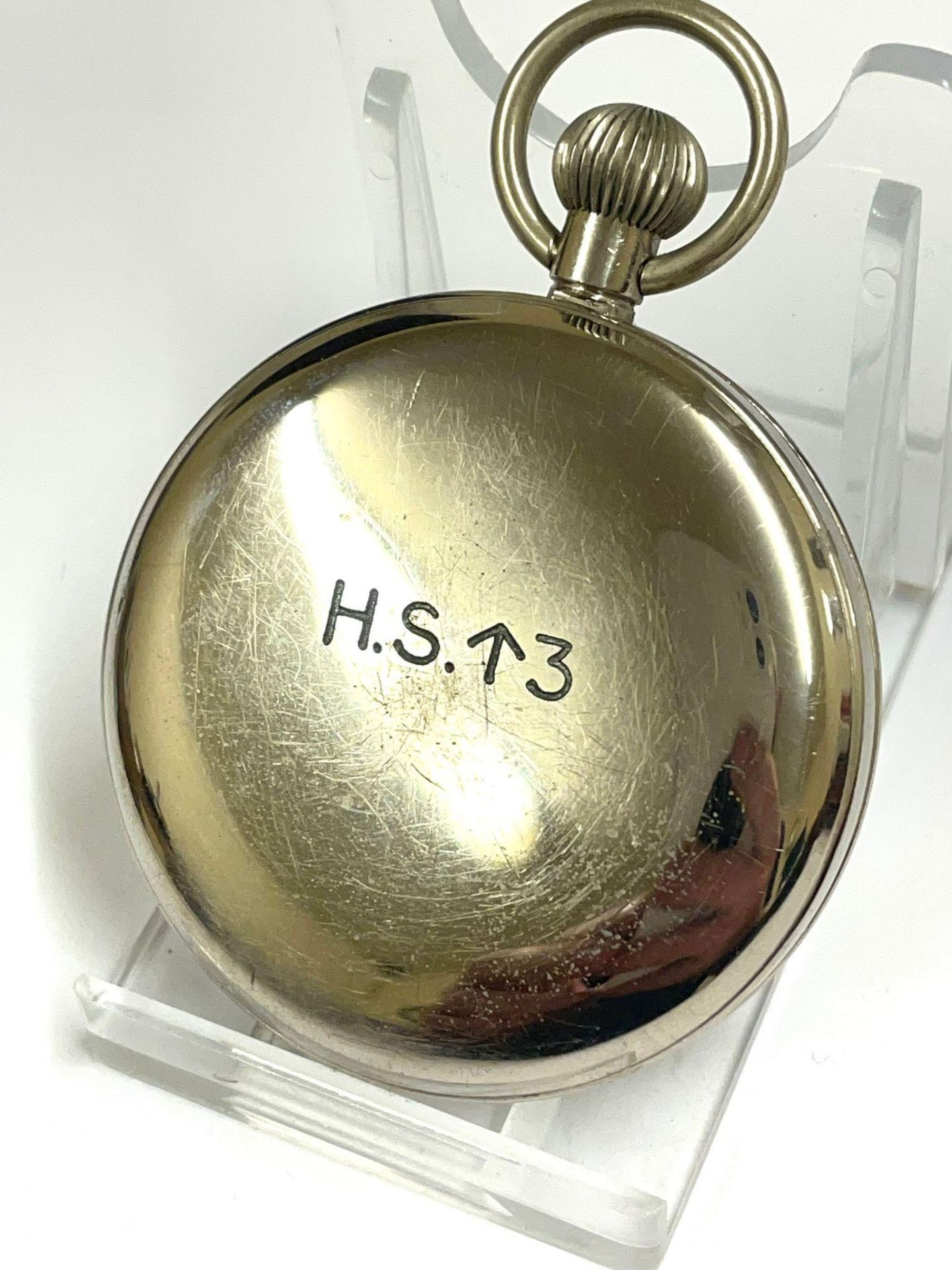 WW2 Military HS-3 Royal Navy Tissot Deck Watch / Pocket Watch (Working). These deck watches were - Image 4 of 5
