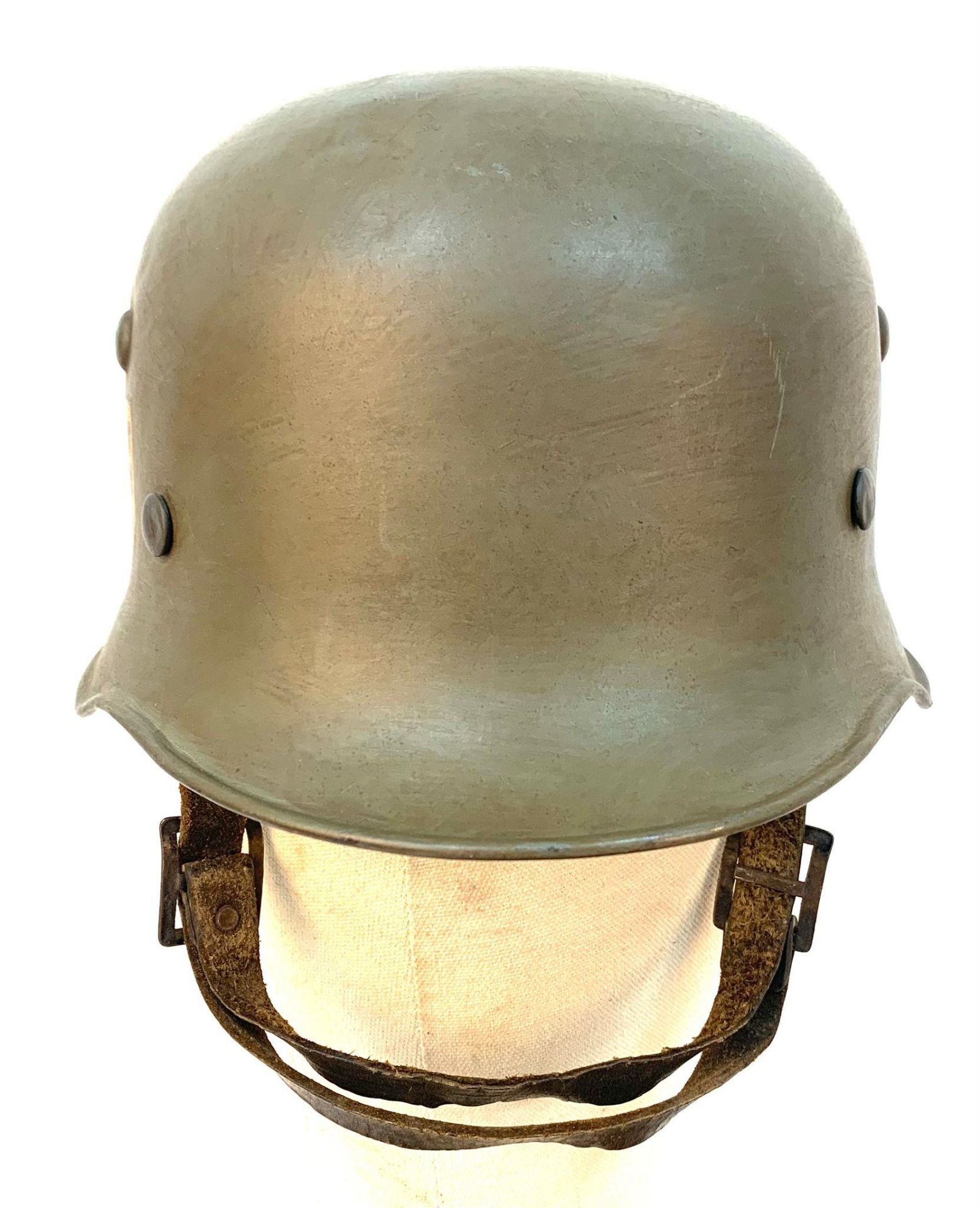 3rd Reich Waffen SS M34 Edelshalk Helmet with hand painted decals. - Bild 2 aus 5