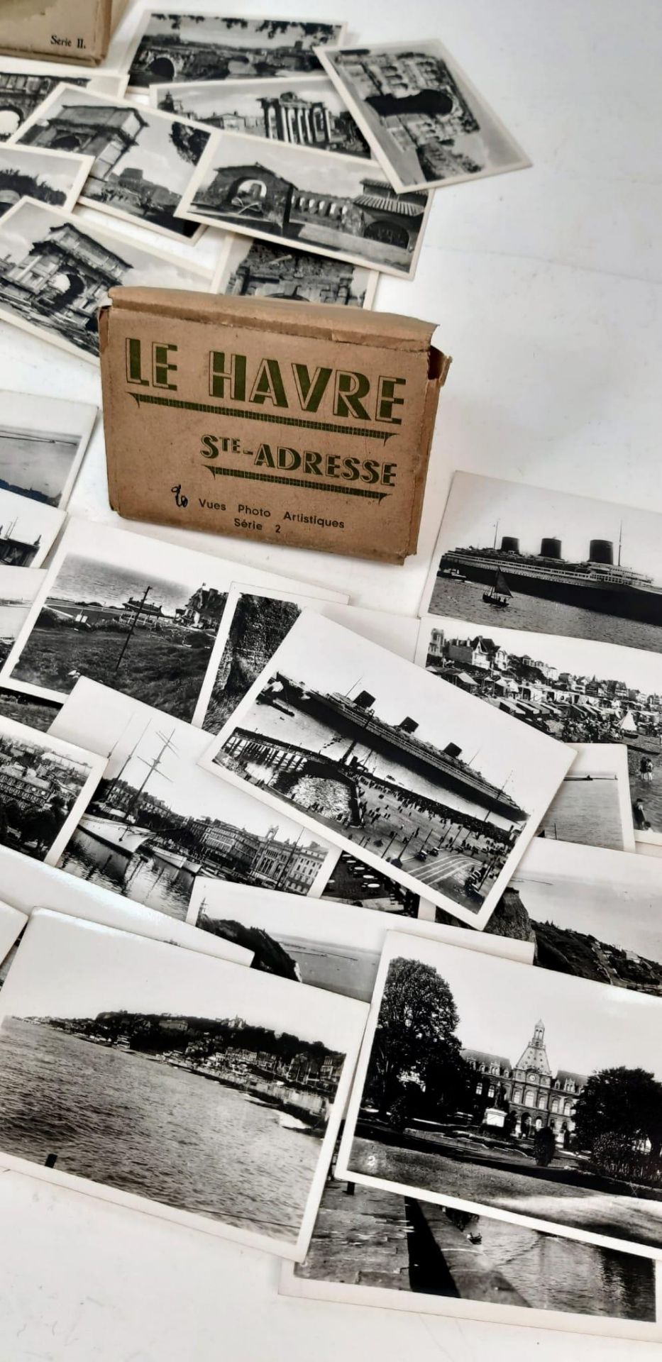 Three Vintage Photo City Books. Paris, Rome and Le Havre. - Image 2 of 6