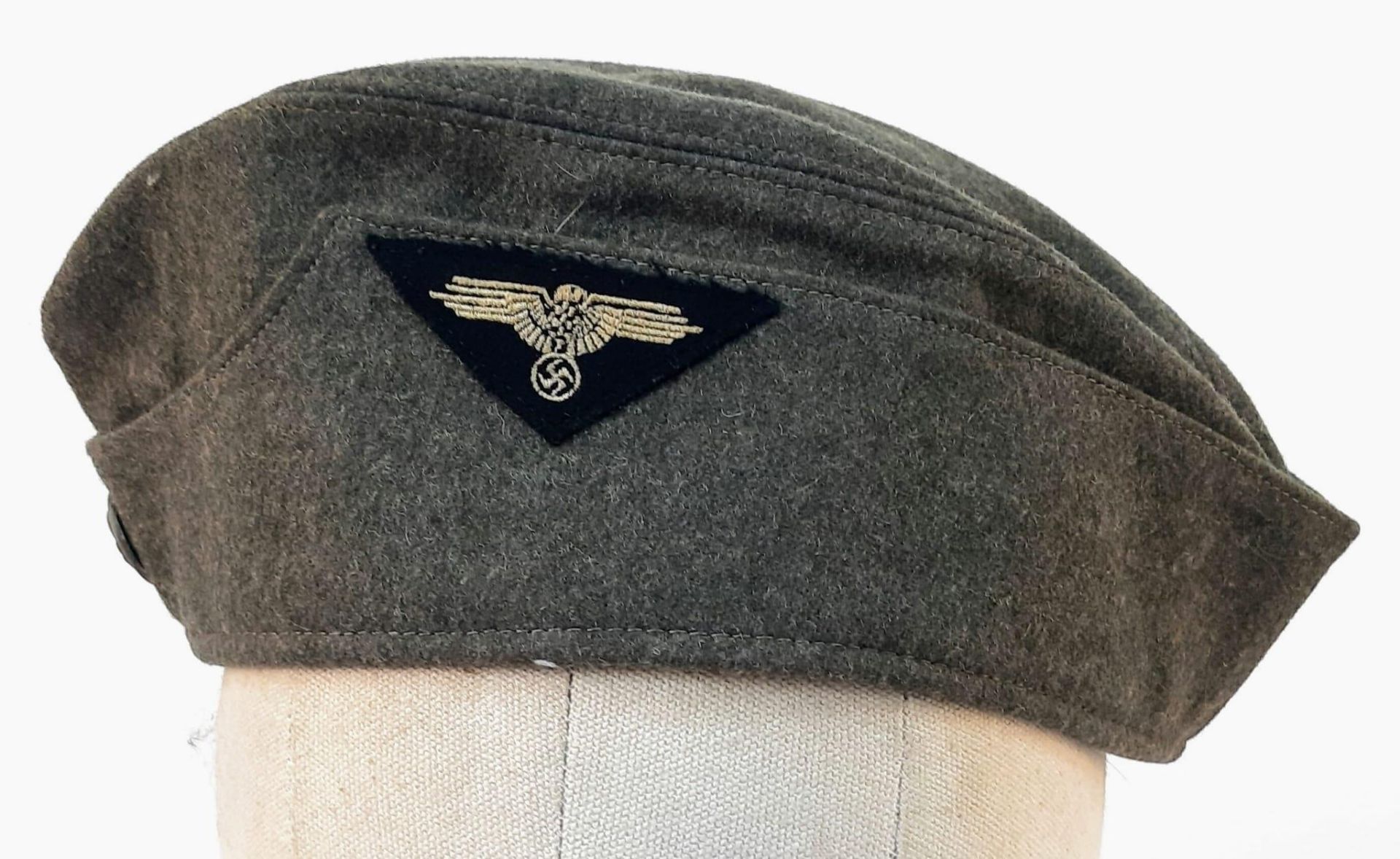 3rd Reich SSVT Side Cap Dated 1938. Amazing condition, considering it has been in a drawer for - Image 2 of 6