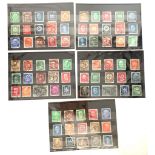 5 x 15 3rd Reich Postage Stamps.