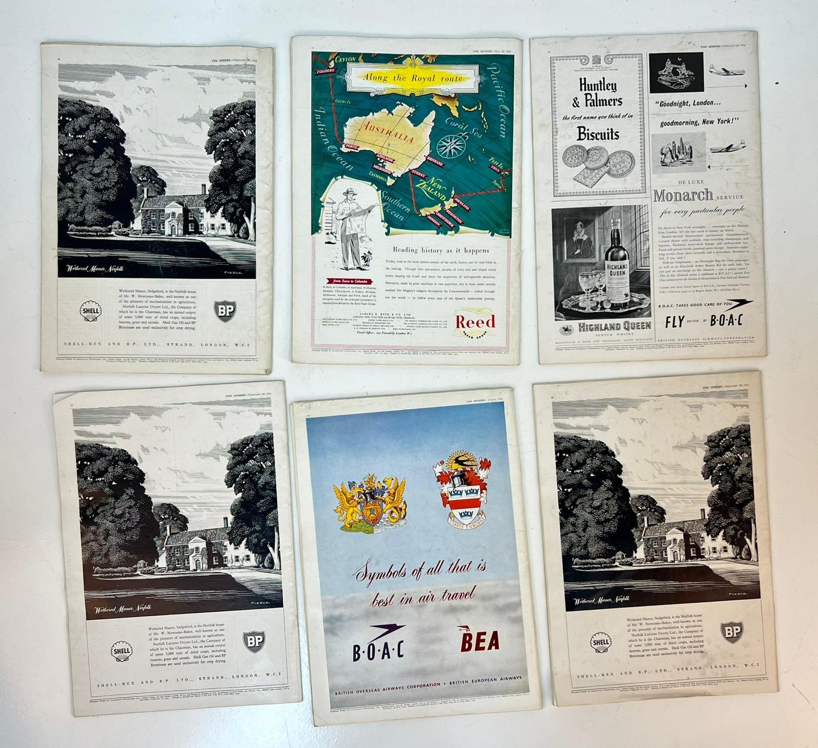 Six Original Copies of The Sphere Illustrated Newspaper. To include: 3 x Copies of the Funeral of - Image 3 of 3