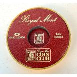 A Superb Condition Scarce Royal Mint Coin Club Sovereign Design Paper Weight Dates 1983. 11.5cm