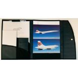 A CONCORDE - British Airways - passenger dossier from one of the last flights of the famous plane.