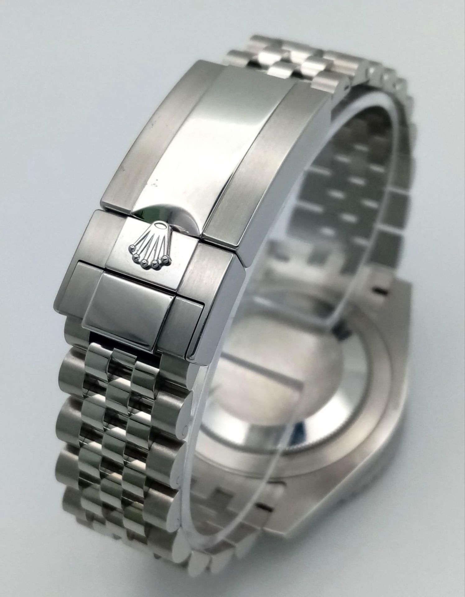 A Rolex GMT - Master II Pepsi Gents Watch. Stainless steel strap and case - 40mm. Ceramic Pepsi- - Bild 7 aus 14