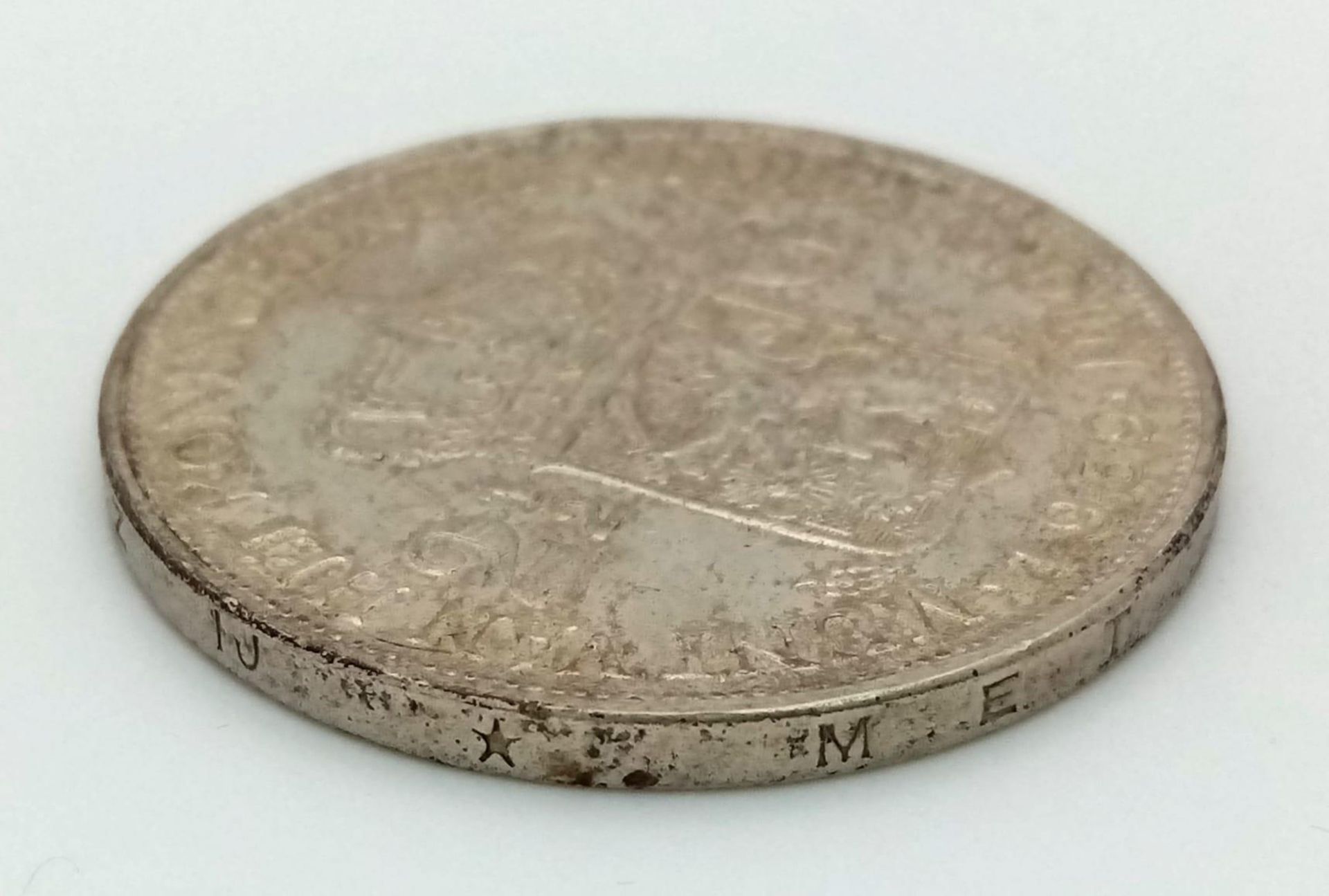 A 1939 Netherlands Silver 2 1/2 Gulden Coin. - Bild 3 aus 3