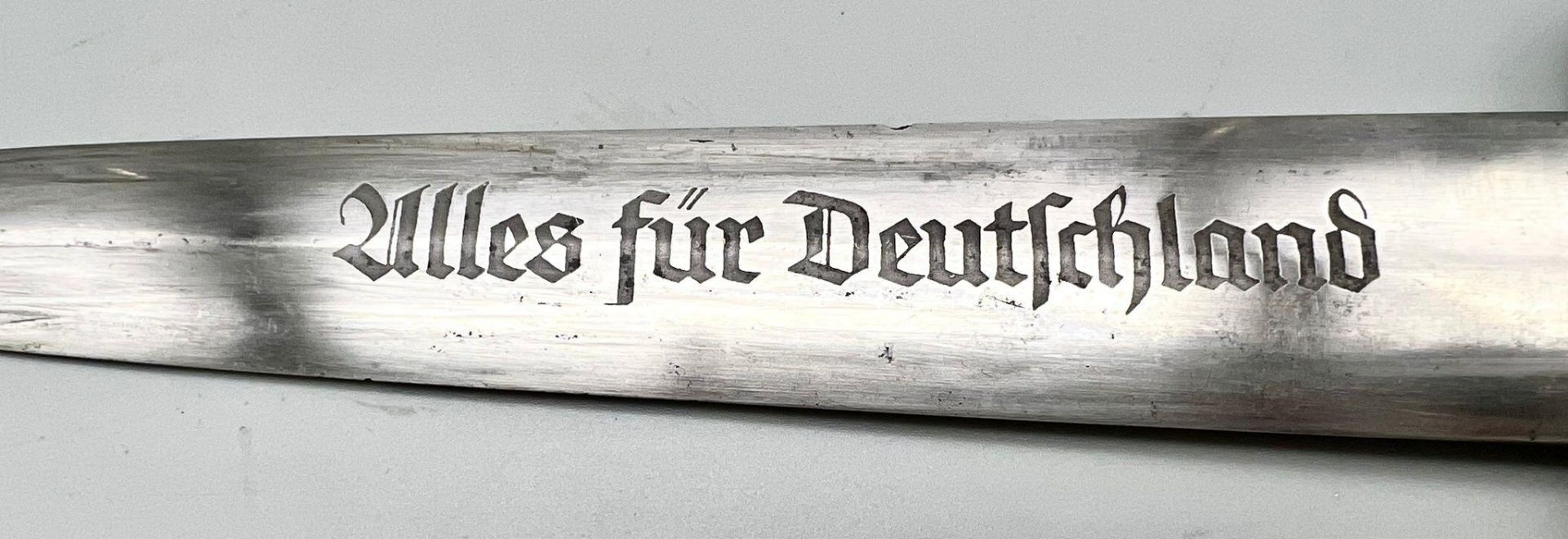 3rd Reich Niederrhein District S.A Dagger with full Rohm inscription. Maker Solinger Metall - Bild 5 aus 7