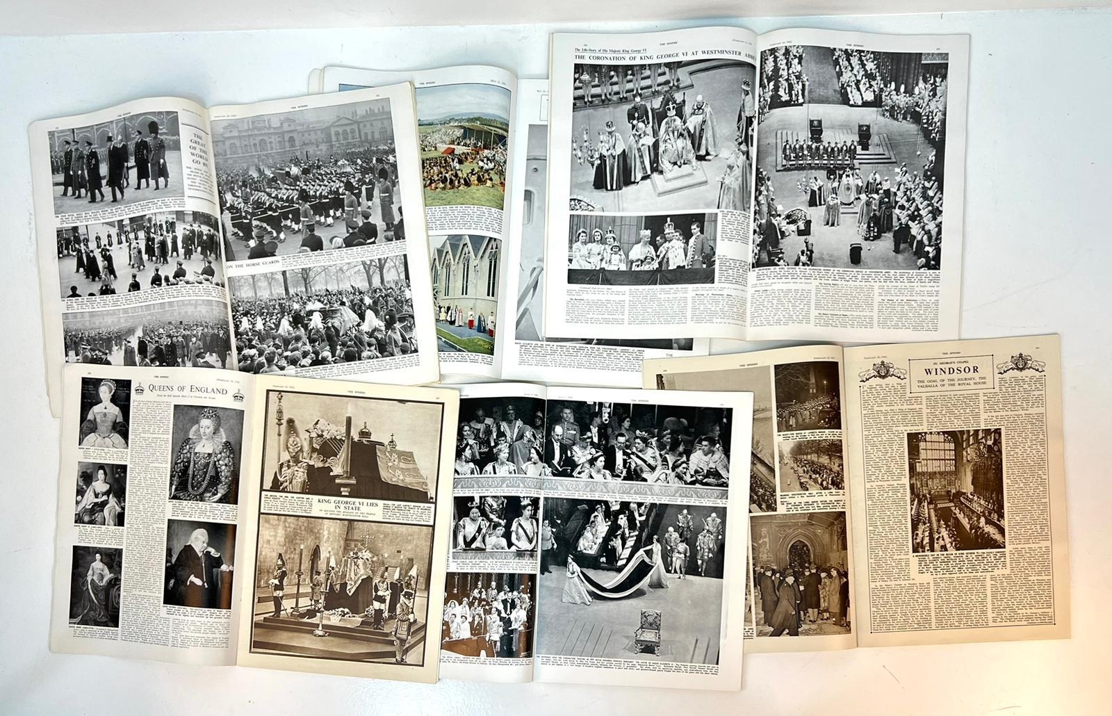 Six Original Copies of The Sphere Illustrated Newspaper. To include: 3 x Copies of the Funeral of - Image 2 of 3