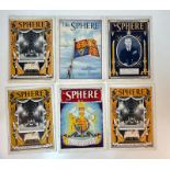 Six Original Copies of The Sphere Illustrated Newspaper. To include: 3 x Copies of the Funeral of