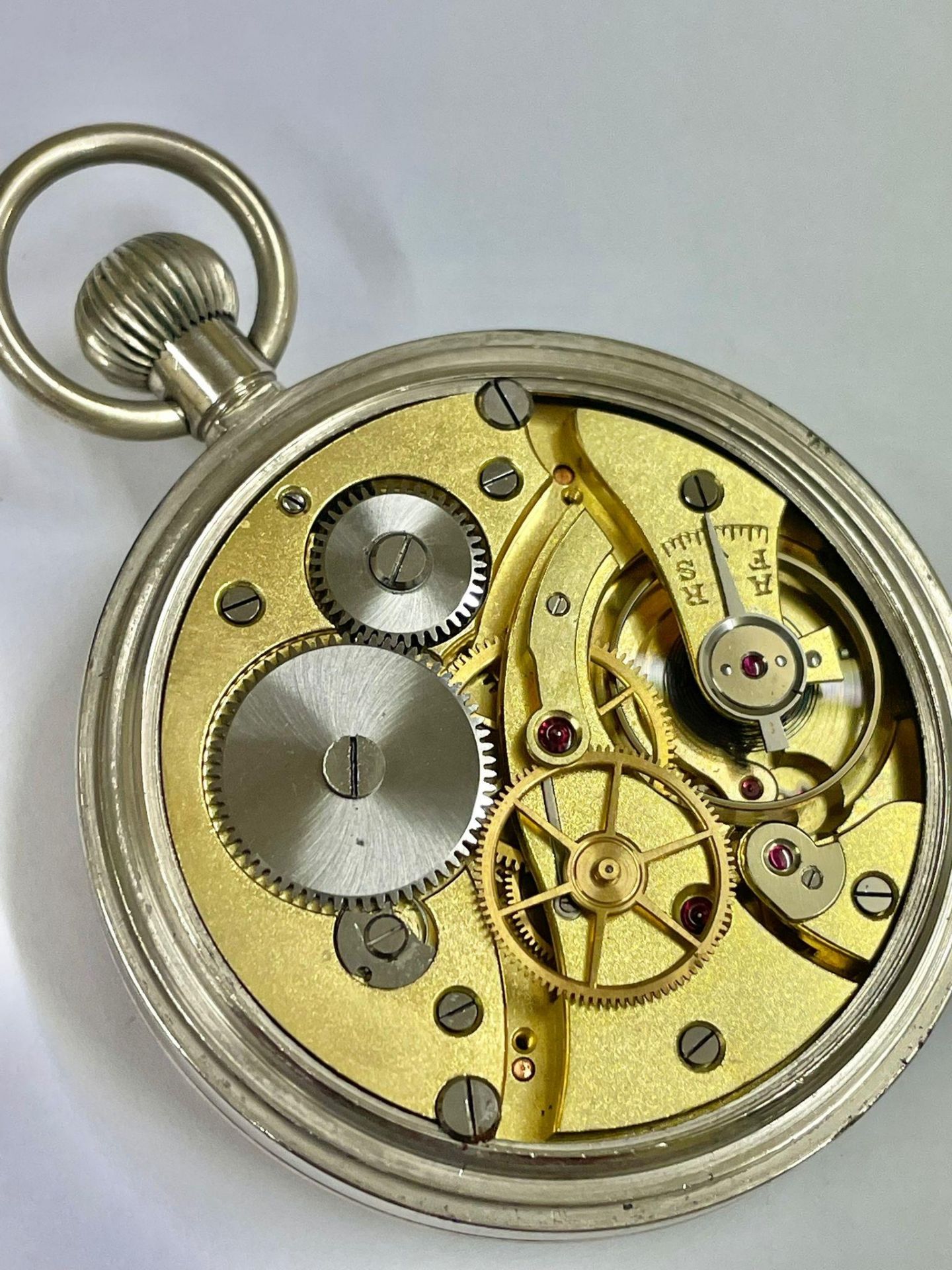 WW2 Military HS-3 Royal Navy Tissot Deck Watch / Pocket Watch (Working). These deck watches were - Image 5 of 5