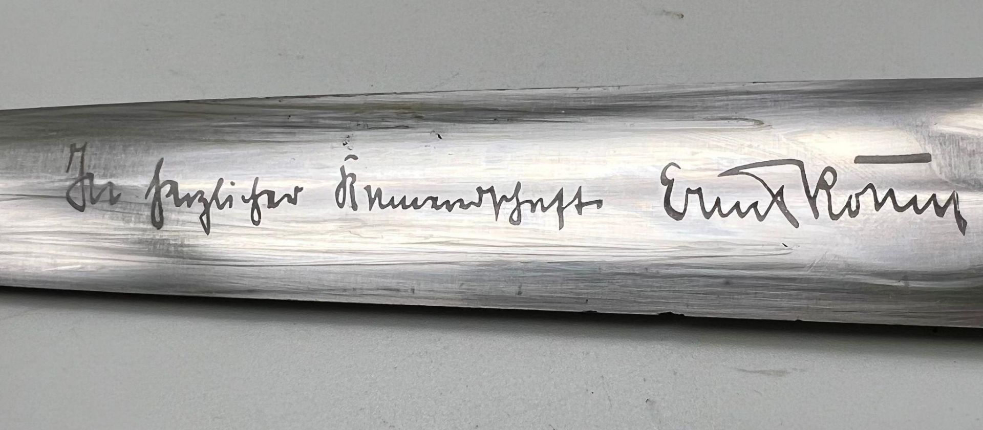 3rd Reich Niederrhein District S.A Dagger with full Rohm inscription. Maker Solinger Metall - Bild 3 aus 7
