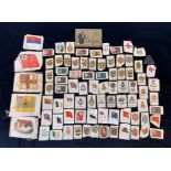 An Amazing Vintage and Antique Collection of 81 Silks - From different cigarette manufacturers.