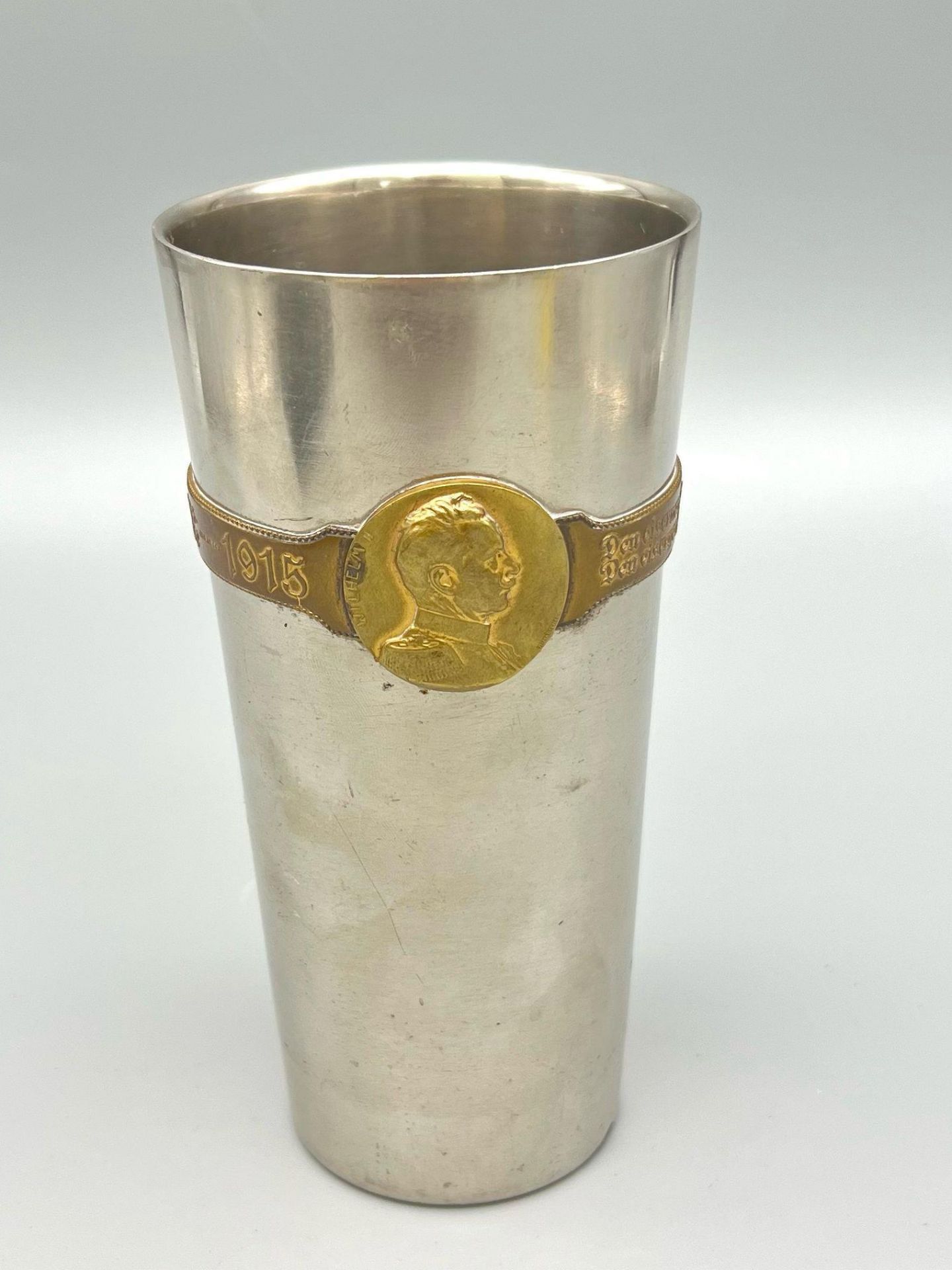 WW1 Austrian Kaiser Wilhelm Franz Joseph Veteran Officers Patriotic Cup.