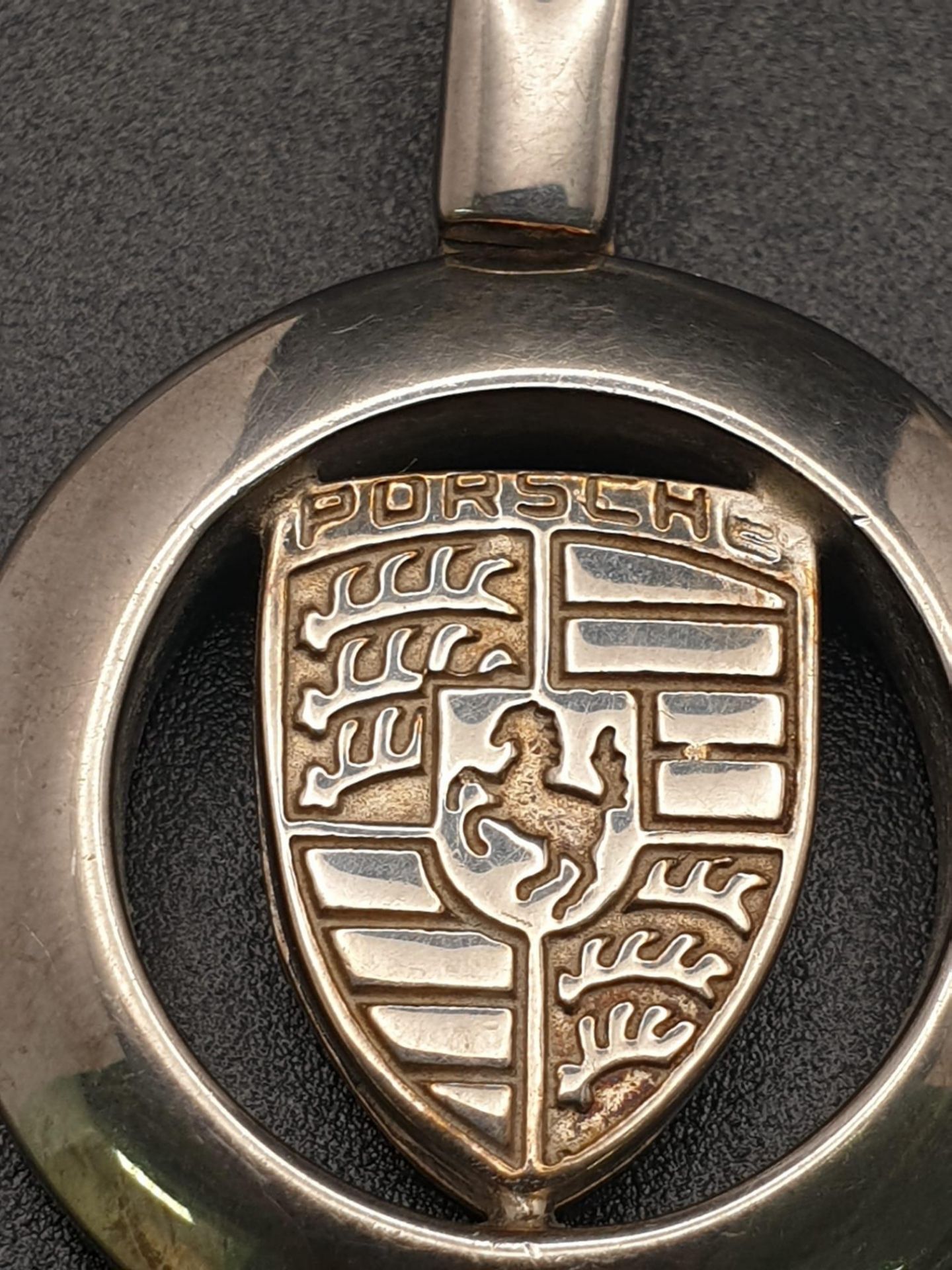 STERLING SILVER PORSCHE PENDANT IDEAL FOR A KEYRING 25.6G - Image 2 of 4
