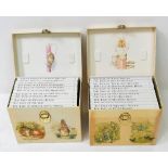 Two Complete Sets of 1989 and 1990, The World Of Peter Rabbit Books Complete in Presentation Box.