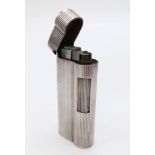 A VINTAGE SILVER PLATED DUNHILL LIGHTER. a/f. No International shipping available on this item.