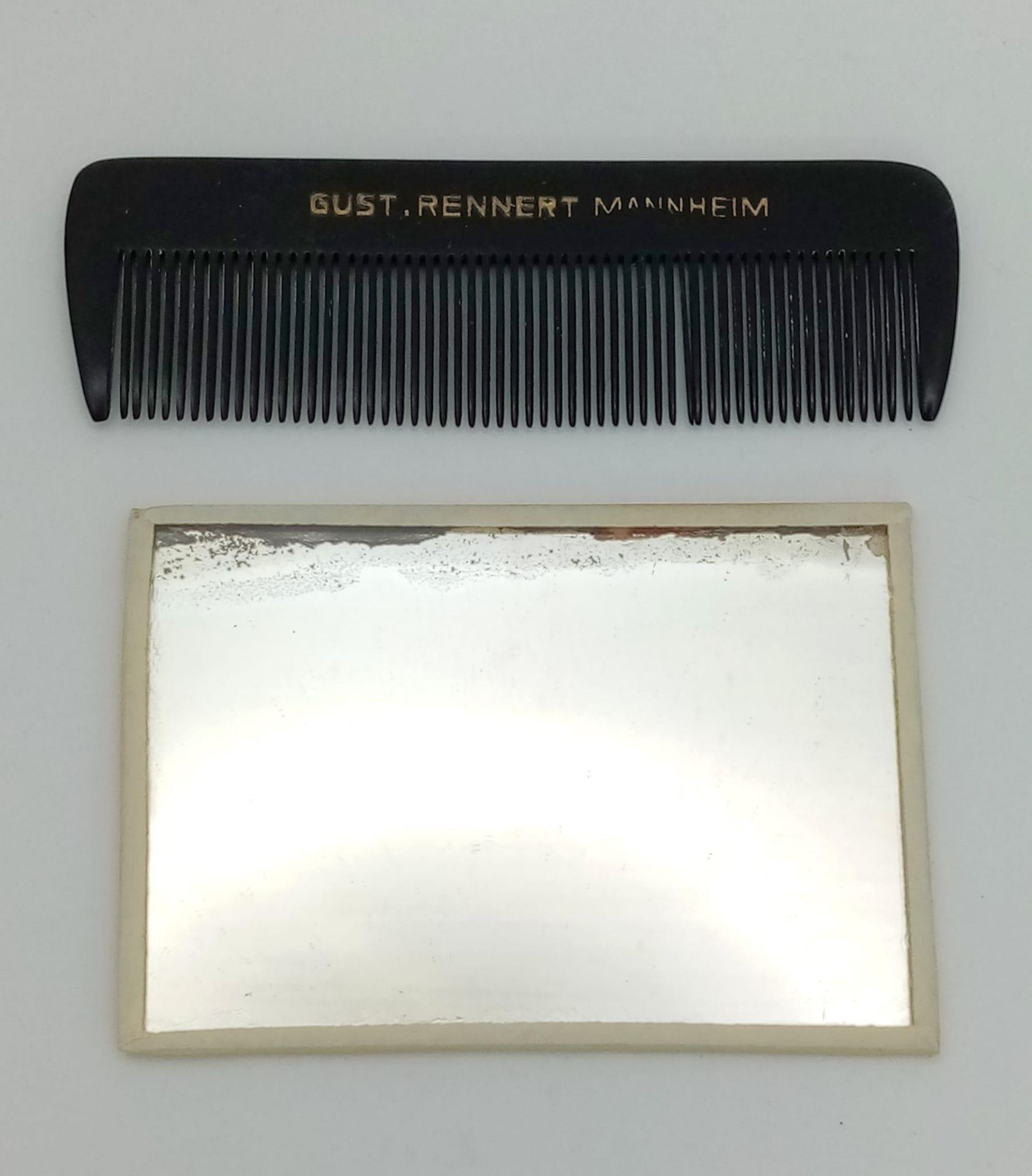 WW2 German Comb and Mirror from the R & R Centre in Paris for soldiers on a break from the front. - Bild 2 aus 3