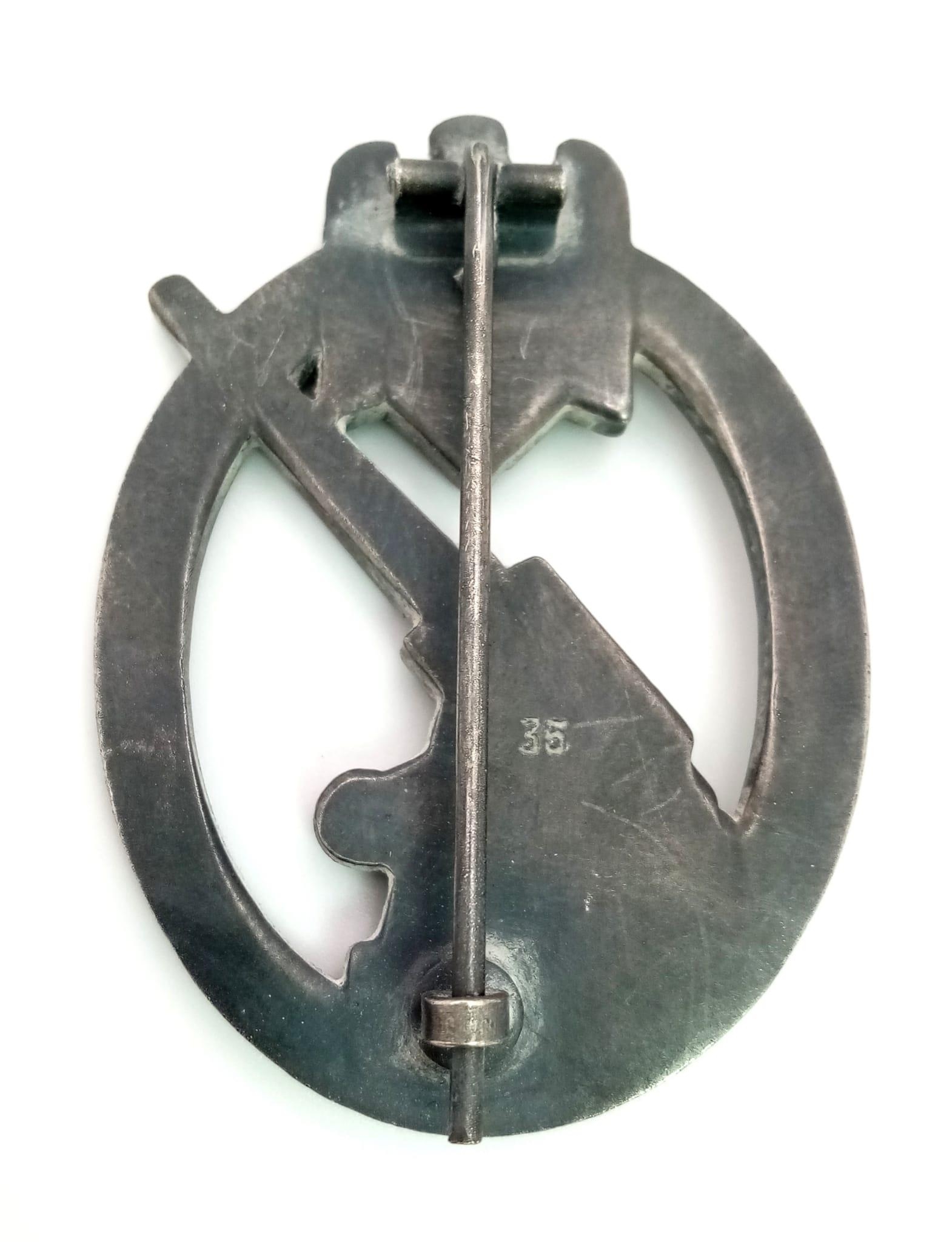 WW2 German Army Flak Badge. Marked “30” on the back. - Image 3 of 3