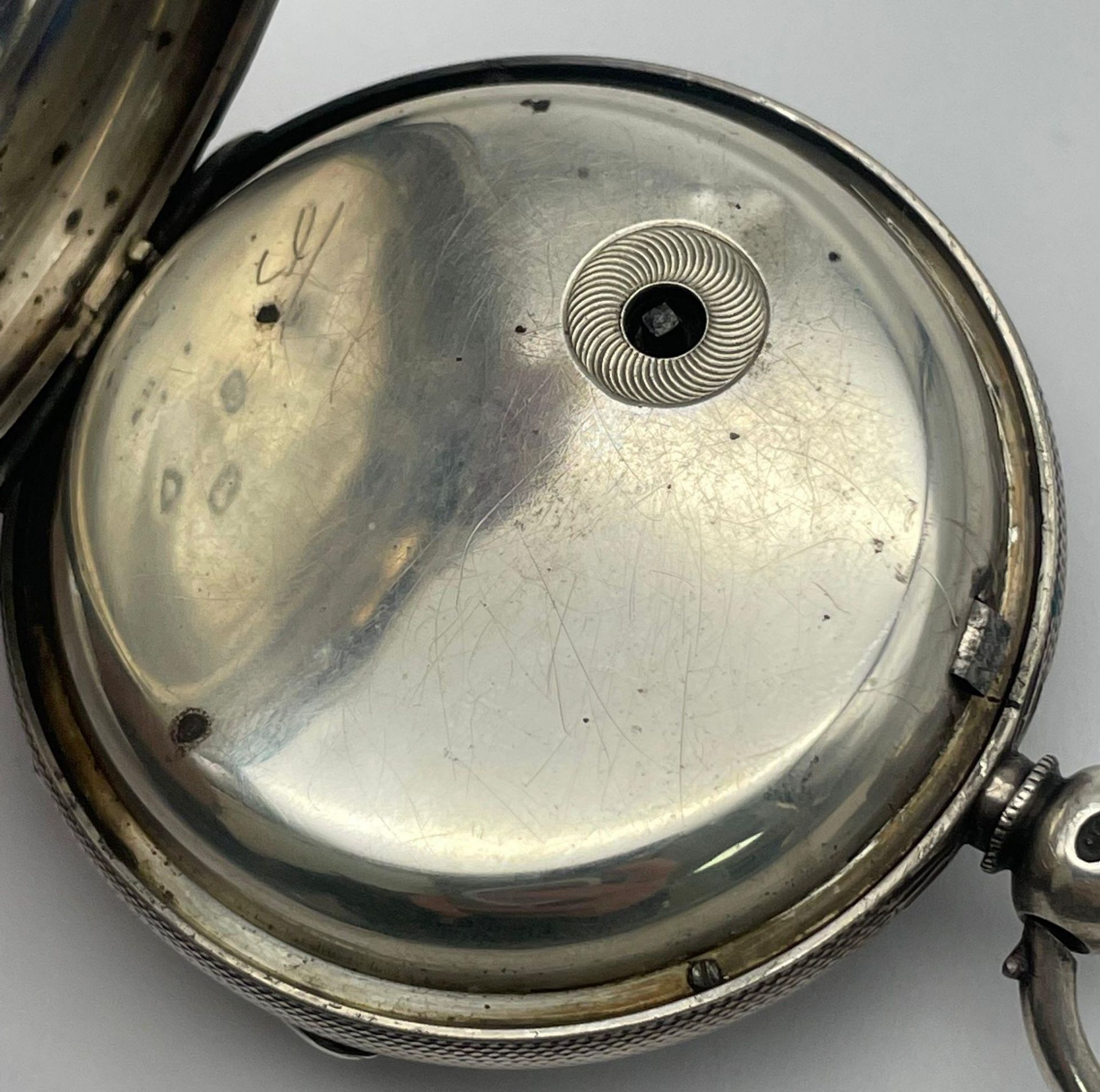 A Waltham Pocket Watch, Top winder, Hallmarked Silver in Good Condition (overwound), Plus Solid - Image 10 of 10