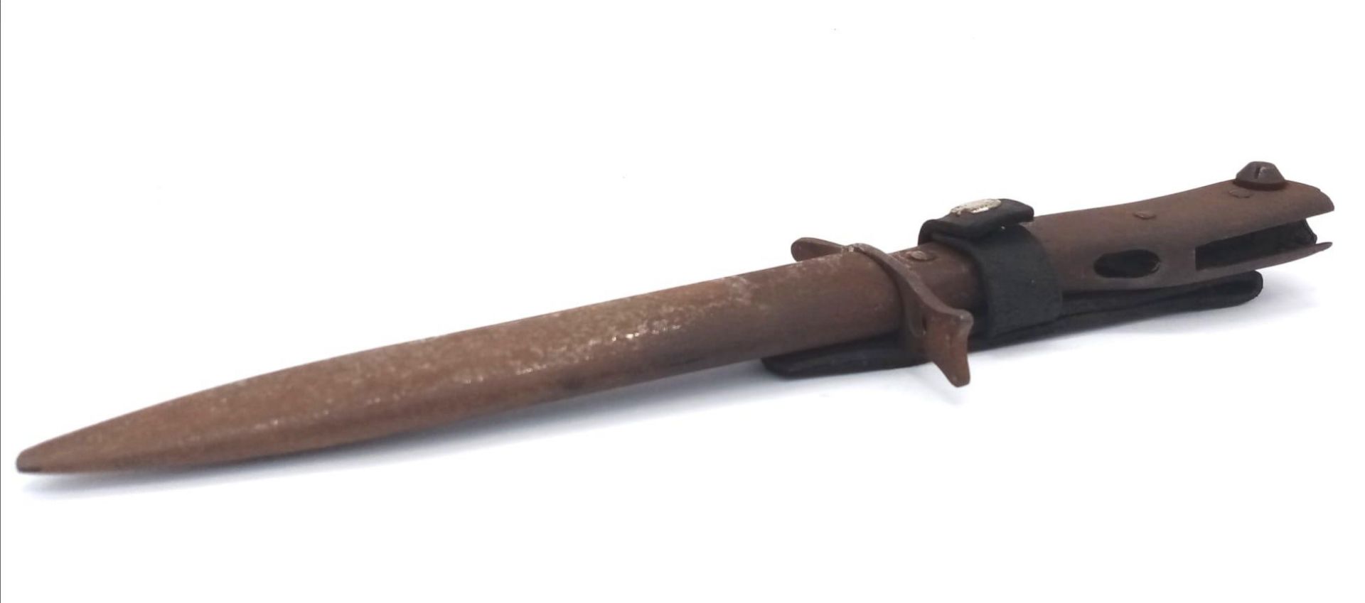WW1 German Crank Handle Bayonet. Marked: Ges Etz Ligh Geschutzt - Image 2 of 5