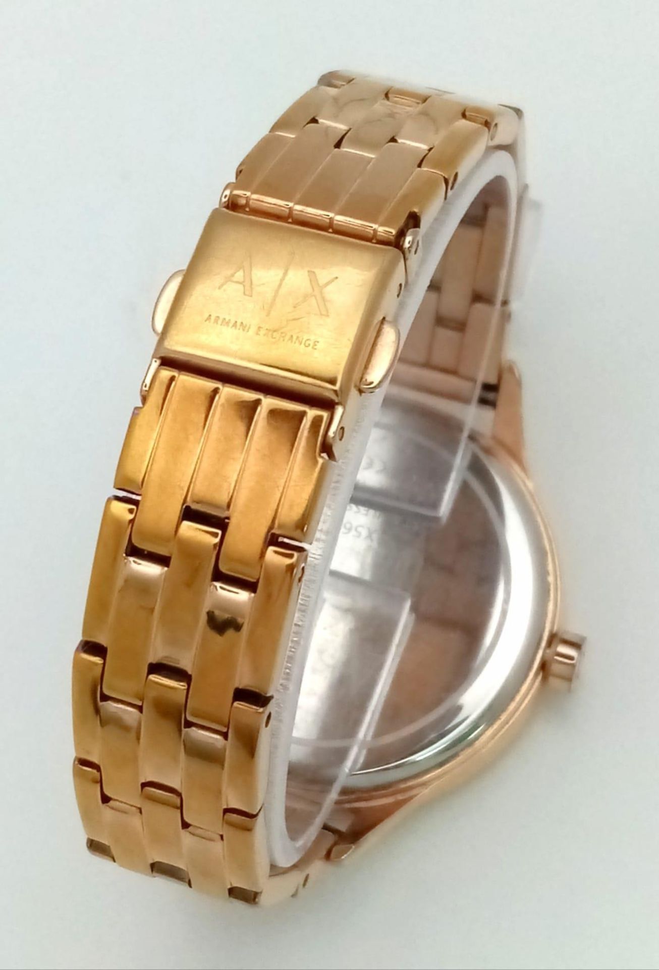 ARMANI EXCHANGE HARPER AX BRACELET WATCH AX5606L FULL WORKING ORDER, EXCELLENT CONDITION. 40MM - Image 4 of 7