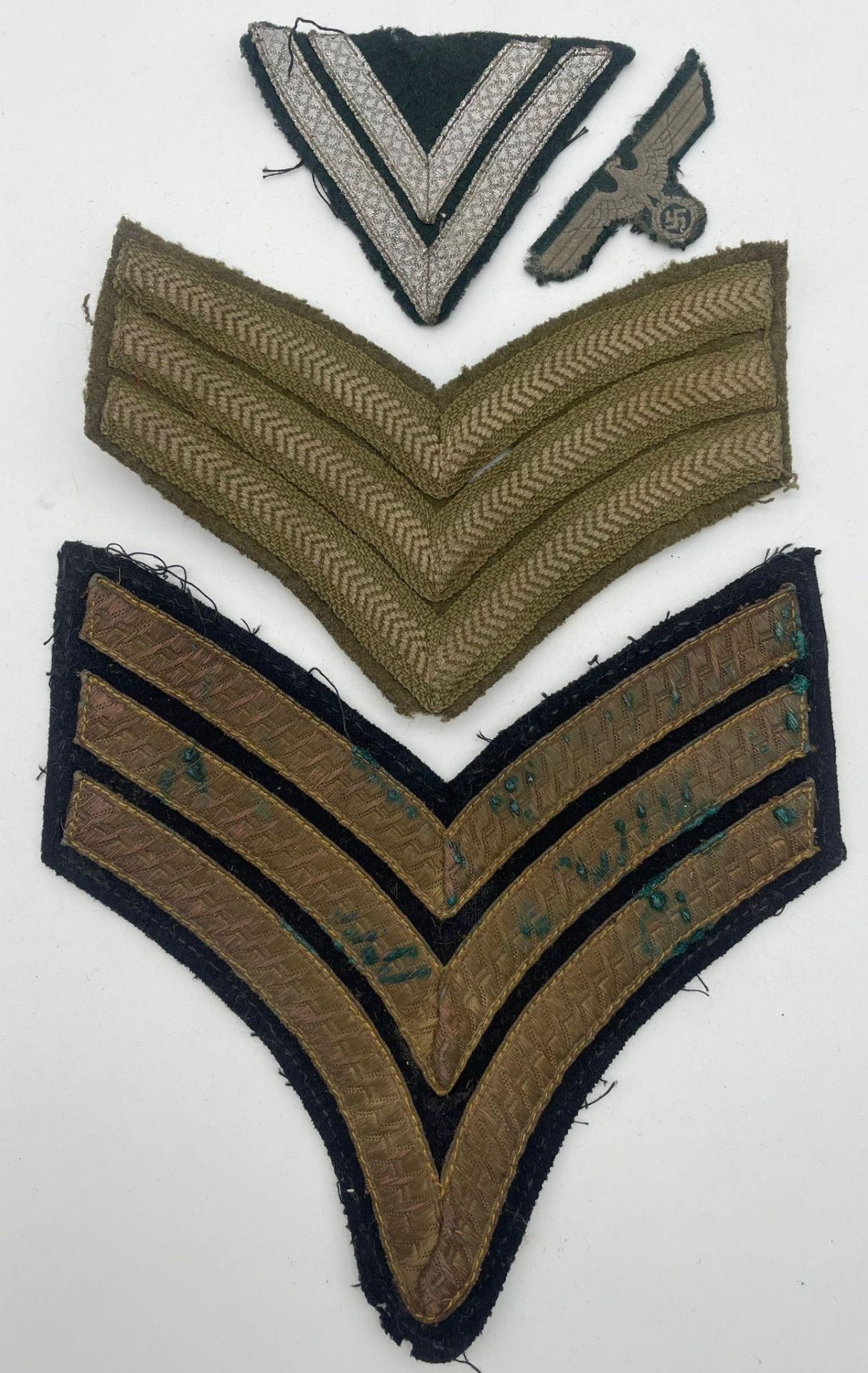A Small Collection of German WW2 Sleeve Rank Patches and Shoulder Boards. Please see photos for - Image 4 of 4