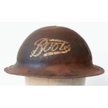 WW2 British Home Front – “Boots” The Chemist Helmet