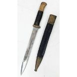 WW1 Imperial German Mauser M1871/84 Dress Bayonet by “Rich A. Herder”. Much of the gold paint