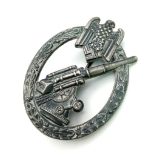 WW2 German Army Flak Badge. Marked “30” on the back.