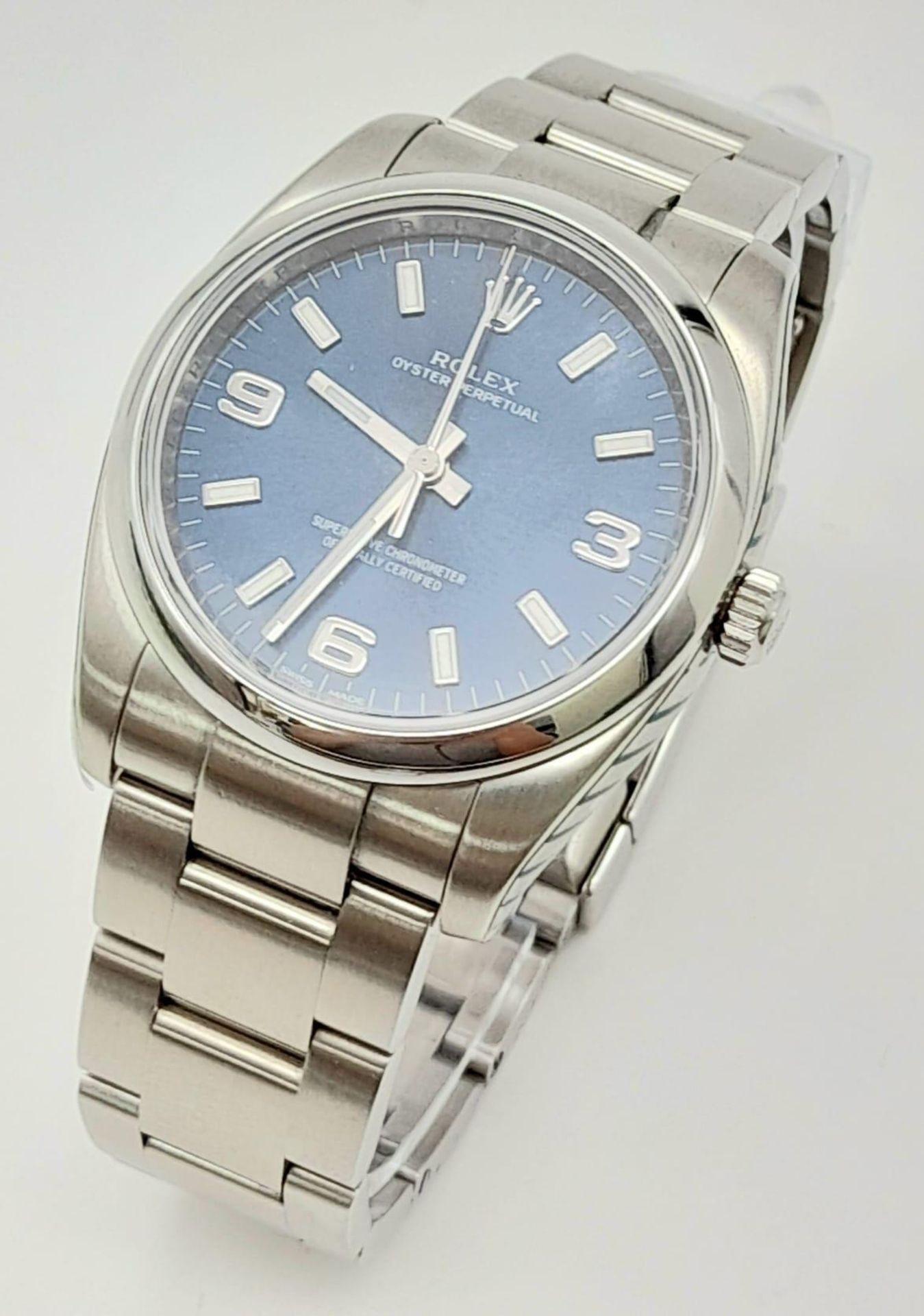 A 2006/7 Recently Serviced and Refurbished Rolex Oyster Perpetual Gents Watch. Refinished