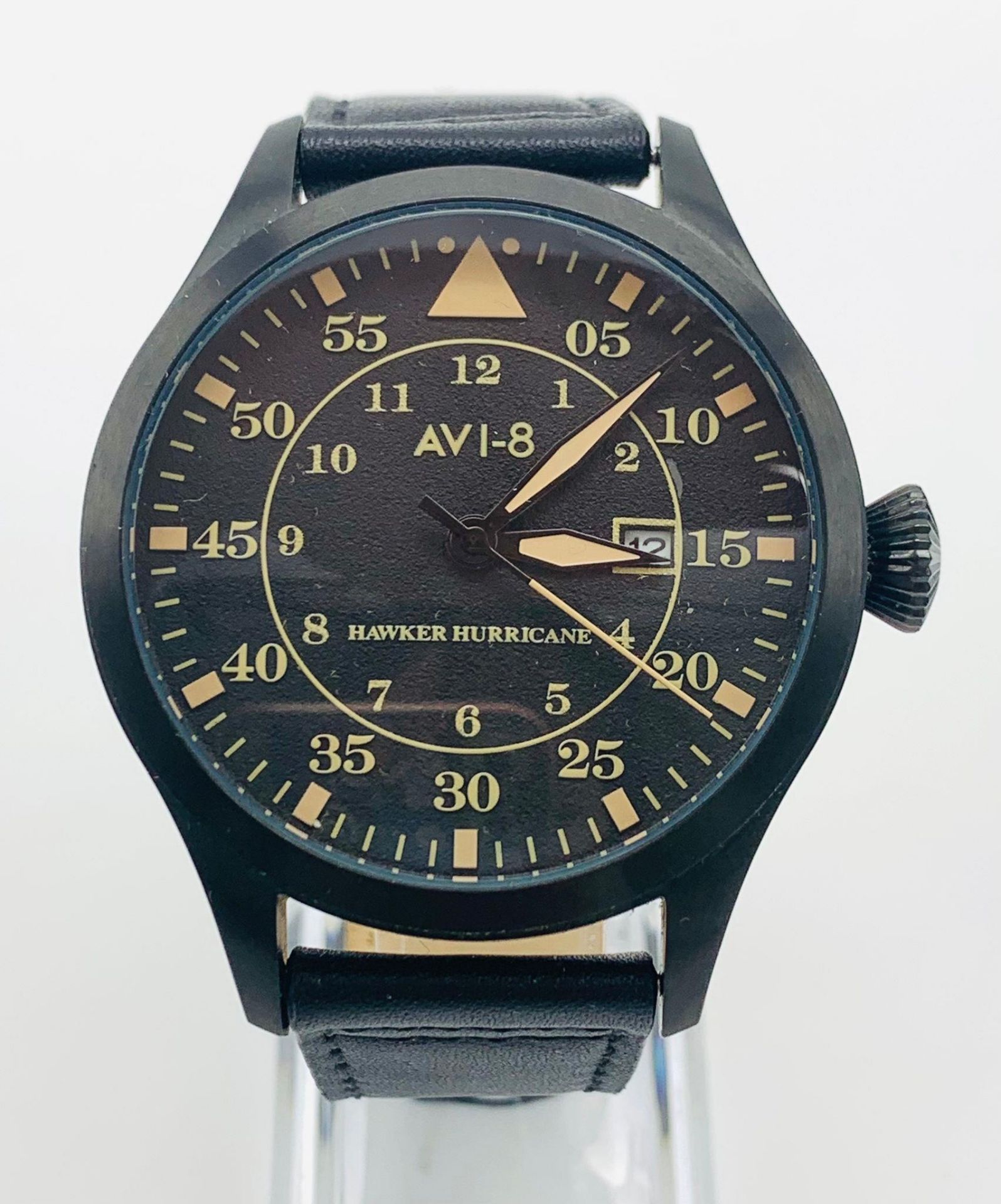 Ex Display Limited Edition Hawker Hurricane Watch by AVI-8. 52mm including crown. 1 Year Battery