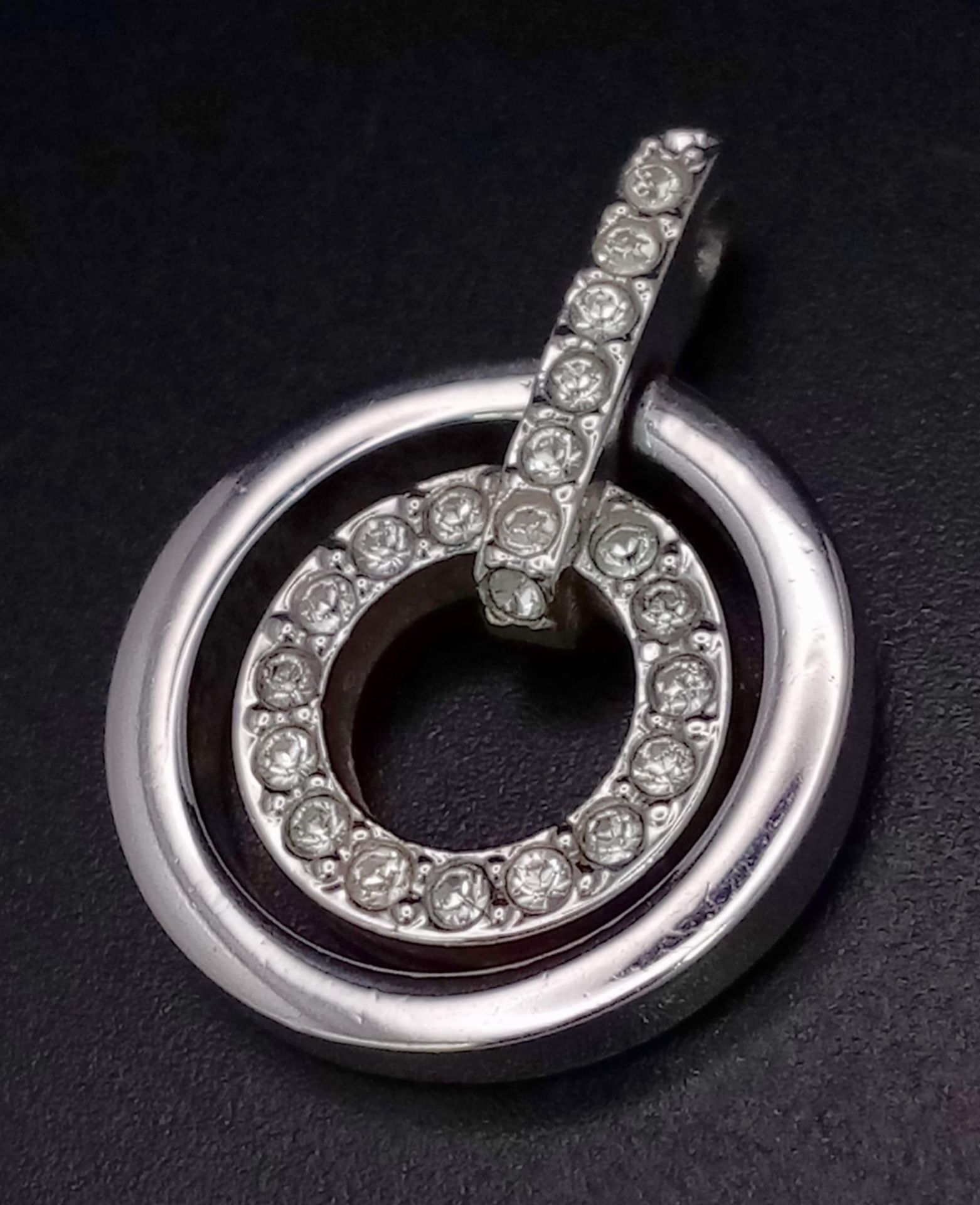 2 X Swarovski Silver Pendants. Total Weight 6.14g. - Image 2 of 5