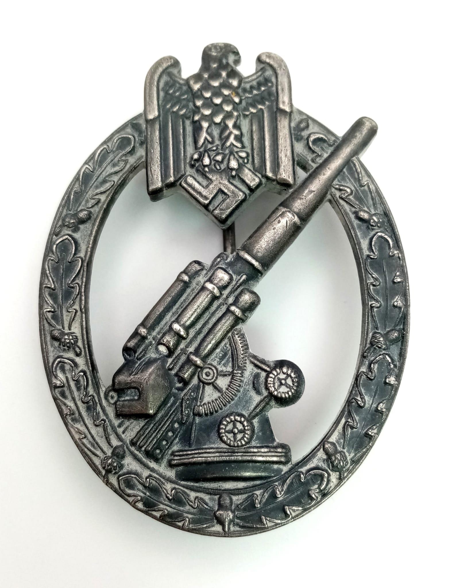 WW2 German Army Flak Badge. Marked “30” on the back. - Image 2 of 3