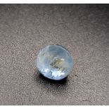A 9.09ct Untreated Madagascar Blue Sapphire Gemstone. AIG USA Origin Certification Included.