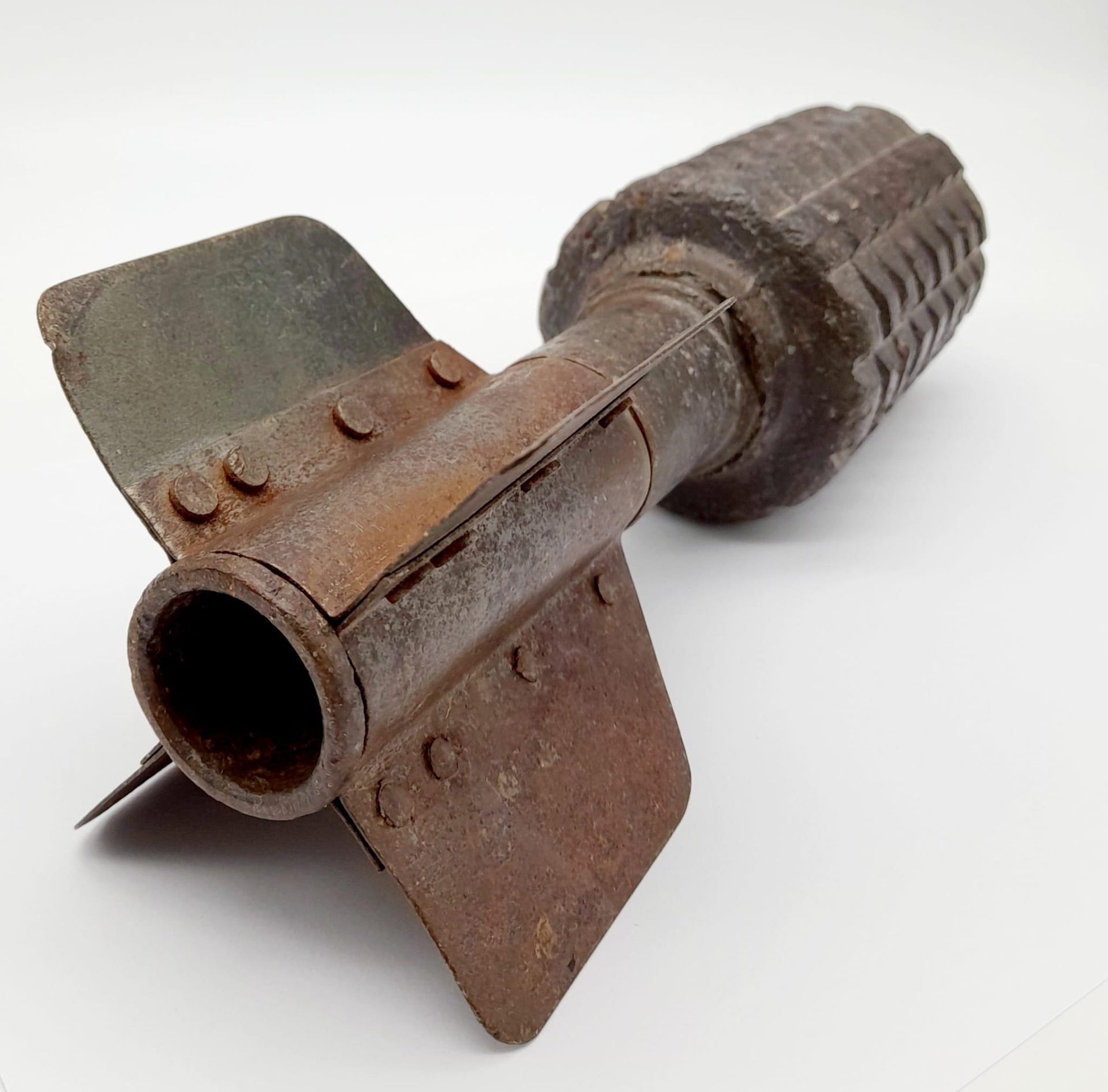 INERT WW1 German Granatenwerfer Spigot Trench Mortar. No International Shipping is available on this - Image 2 of 3