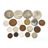 An Interesting Collection of 20 Vintage and Antique Coins Comprising; 4 Crowns, 1965 Churchill x