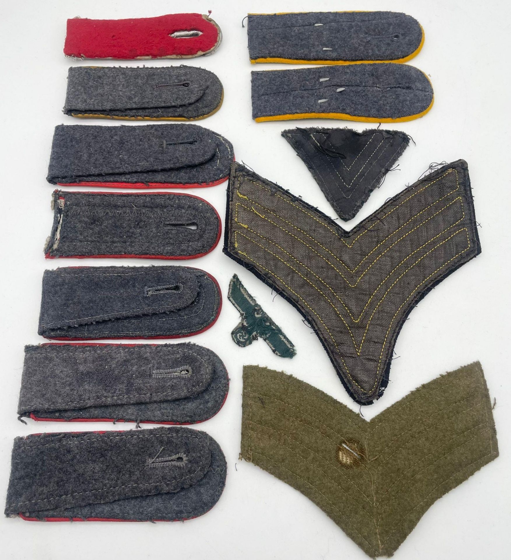 A Small Collection of German WW2 Sleeve Rank Patches and Shoulder Boards. Please see photos for - Image 2 of 4