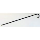 A Victorian Period Ladies Walking Cane. 78cm Length