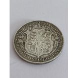 SILVER HALF CROWN 1912 in Very fine/extra fine condition. Clear detail to both sides with very