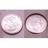 A Mint Condition Fine Silver £20 Coin ‘George and the Dragon- A Timeless First’. In original