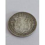 SILVER HALF CROWN 1912 in Extra fine condition, Having clear detail and words to both sides with