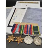 A group of four medals to a Far East POW of the Japanese, Driver W Molyneux R Signals, Consisting