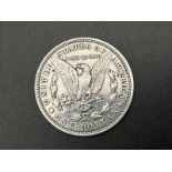 A 1921 USA Morgan Dollar, Denver Mint. Good Definition. Total Weight 27 grams.